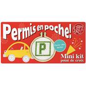 MINI KIT POINT DE CROIX - PERMIS EN POCHE !