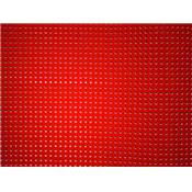 VINYLE LAQUE PERFORE ROUGE largeur 45 cm- minimum 5 mètres