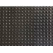 VINYLE LAQUE PERFORE TITANE largeur 45 cm -minimum 5 mtres