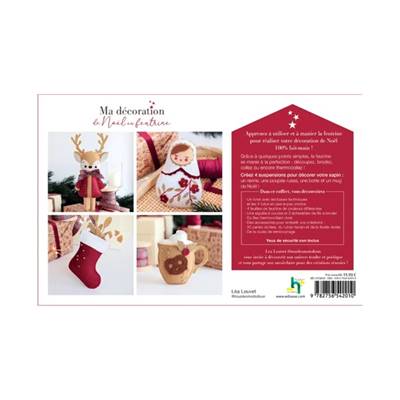 COFFRET DECORATION DE NOEL EN FEUTRINE - 4 PROJETS DIY 100% FAIT MAIN