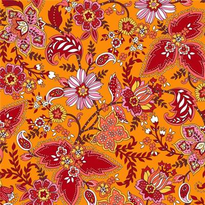 TISSU DASHWOOD STUDIO - ACE LAWN - 1683L ORANGE - COTON - 148 CM