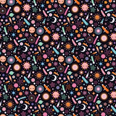 TISSU DASHWOOD STUDIO - COSMIC COWBOY 2543 - COTON - 110 CM