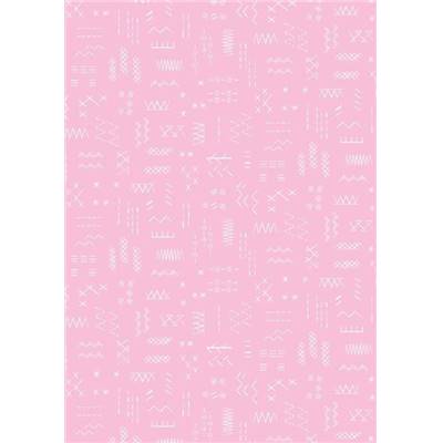 TISSU DASHWOOD STUDIO - GBQ BACK TO BASICS 1601 ROSE - COTON - 110 CM