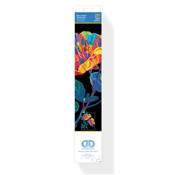 KIT BRODERIE DIAMANT NEON NOIR - FLORAL