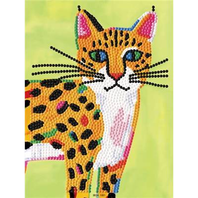 KIT BRODERIE DIAMANT DOTZ - TIGER AVEC CADRE