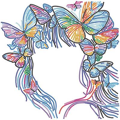 KIT BRODERIE DIAMANT DOTZ - PILLYWIGGIN AVEC CADRE