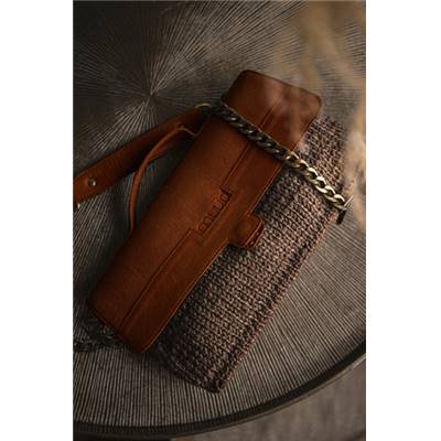 KIT HAUMEA BAG MUUD - CUIR RICH BROWN- COULEUR BRONZE