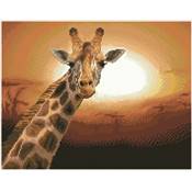 KIT BRODERIE DIAMANT SQUARES - SUNSET GIRAFFE