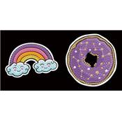 COFFRET ACTIVITE BRODERIE DIAMANT DOTZIES - ROSE LICORNE - 6 PROJETS