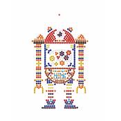 KIT BRODERIE DIAMANT DOTZ BY NUMBER - JEUX DE ROBOT 1