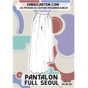 PATRON COUTURE FABRICARTEM - PANTALON FULL SEOUL