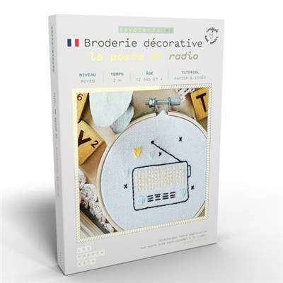 FRENCH KITS - BRODERIE DÉCORATIVE - LE POSTE DE RADIO