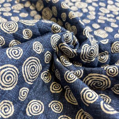 TISSU MATELASSE KURENAI 36560-5A - COTON-POLYESTER  - 110 CM 