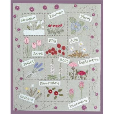 KIT LES FLEURS DE L'ANNEE - COLLECTION MARIE SUAREZ 