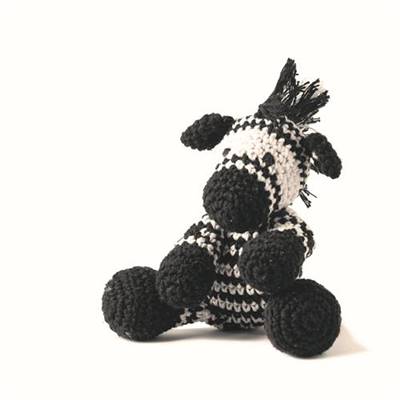 KIT AMIGURUMI HOOOKED - ZIZI LE ZEBRE - NOIR