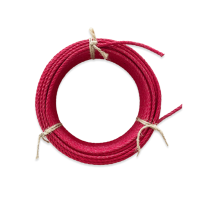 CORDEAU CHANVRE POLI 25 METRES X 3 MM - COL. ROUGE