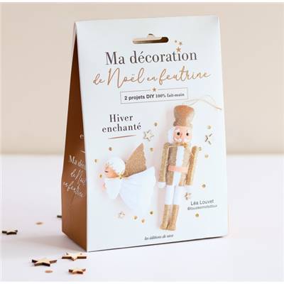 KIT MA DECORATION DE NOEL EN FEUTRINE - HIVER ENCHANTE