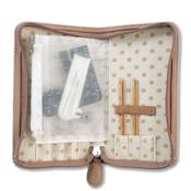 SET AIG A TRICOTER INTERCH. EN BAMBOU CARRYC FINE GAUGE - TULIP