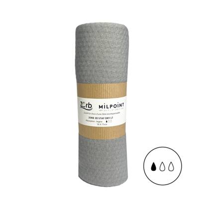 COUPON ABSORBANT LEGER LT- ZORB®3D STAY DRY 50X75CM-GRIS