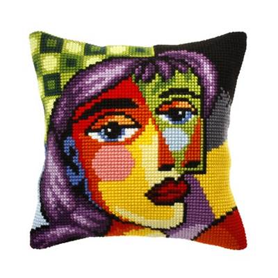 COUSSIN PT DE CROIX EN KIT 40 X 40 CM - PICASSO