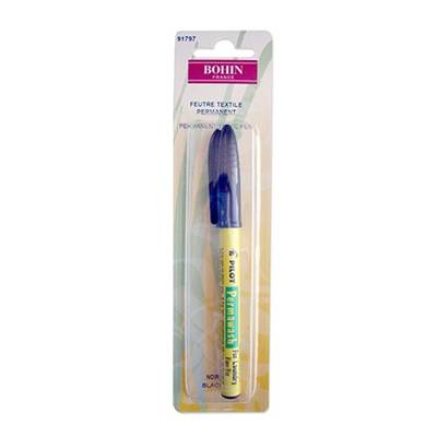 FEUTRE PERMANENT TEXTILE ET PLASTIQUE - BLISTER DE 1