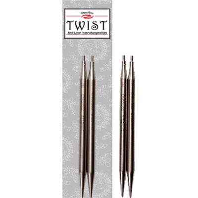 AIGUILLES INTERCHANGEABLES CHIAOGOO TWIST RED LACE N°4 - 8 CM