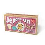 MINI KIT POINT DE CROIX - JE PORTE UN TOAST !