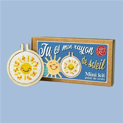 MINI KIT POINT DE CROIX - TU ES MON RAYON DE SOLEIL 
