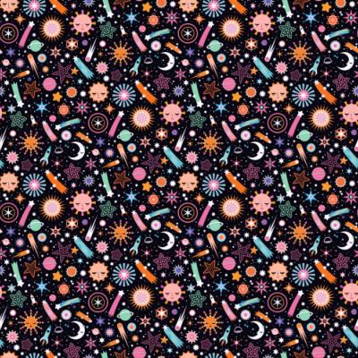 TISSU DASHWOOD STUDIO - COSMIC COWBOY 2543 - COTON - 110 CM