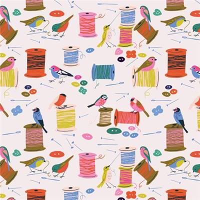 TISSU DASHWOOD STUDIO - STITCH & SEW 2387 - COTON - 110 CM