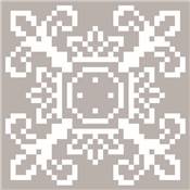 KIT BRODERIE DIAMANT - BLANC SUR BLEU - LIVRE AVEC CADRE