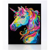 KIT BRODERIE DIAMANT NEON NOIR - UNICORN