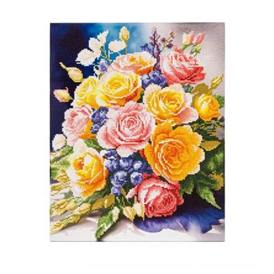 KIT BRODERIE DIAMANT DOTZ - BLOOMING JOY AVEC CADRE