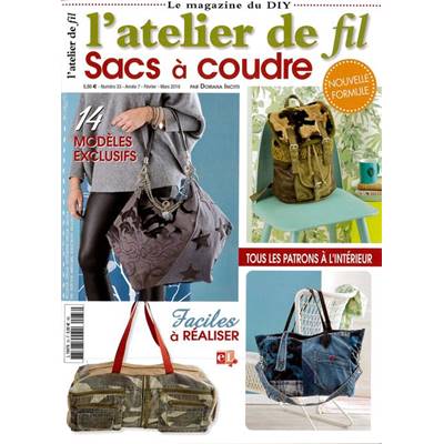 L'ATELIER DE FIL N° 33 - SACS A COUDRE