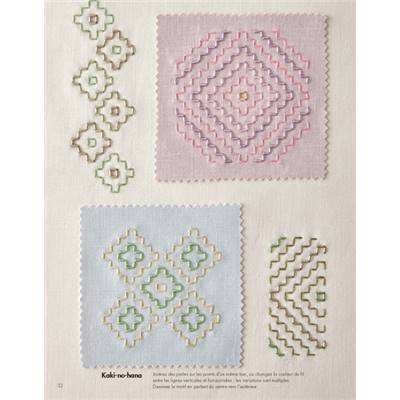 SASHIKO PERLE - 23 MOTIFS TRADITIONNELS