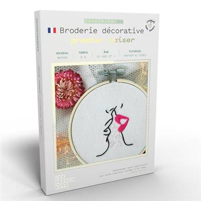 FRENCH KITS - BRODERIE DÉCORATIVE - PREMIER BAISER