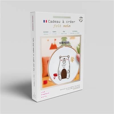 FRENCH'KITS - BRODERIE DÉCORATIVE - OURS