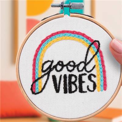 FRENCH'KITS - BRODERIE DÉCORATIVE - GOOD VIBES