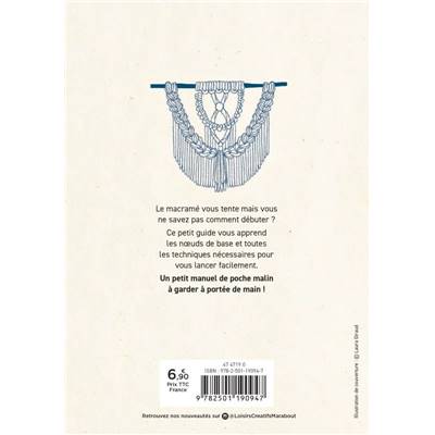 MON P'TIT COURS DE POCHE - LE MACRAME - LES TECHNIQUES DE BASE