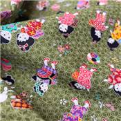 TISSU JAPONAIS NAKA FABRICS - 2000-72C - 100% COTON - 110 CM