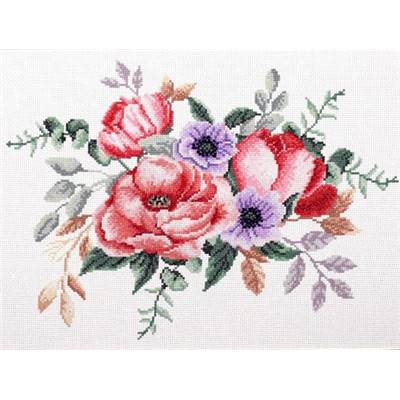 NO COUNT CROSS STITCH - ELEGANT BOUQUET