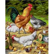 CANEVAS BLANC - OR3500M - 40X50CM - LA BASSE-COUR