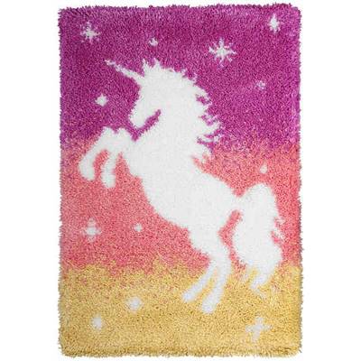 KIT TAPIS POINT NOUE 50 X 74.5 CM - LA LICORNE FANTASTIQUE