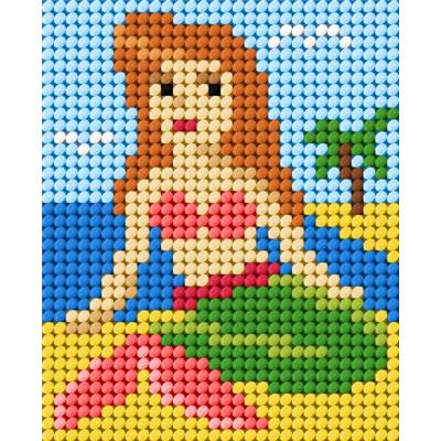 KIT DEMI POINT ENFANT 17 X 20,5 CM - LA PETITE SIRENE