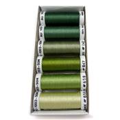 PACK 6 NUANCES SOIE 1003 - VERT JAUNE