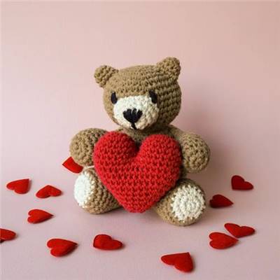 KIT AMIGURUMI HOOOKED - VALENTINO L'OURS EN PELUCHE - TEAK