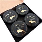 COFFRET 4 BOITES 25G - EPINGLES COUTURE N°8 TISSU LEGER MOYEN - FOLCH