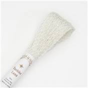 FIL SASHIKO LAME UNI - COL SL1 - BLANC - LOT 6 ECH. DE 40 M