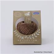 BOITE 3 PELOTES DE FIL DENTELLE FRIVOLITE T408 METAL - OLYMPUS JAPON