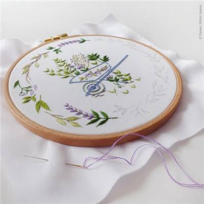 GARDENING - KIT BRODERIE 21X21CM - TAMBOUR NON INCLUS